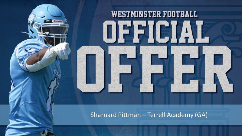 SharnardP's tweet photo. Bless to receive an offer from Westminster College 🔵⚪️@mevans6510 @MurdockShelton @AcademyTerrell @Terrell_Eagles @CoachWalker_9 @DT15_15 https://t.co/no85TcfC5G