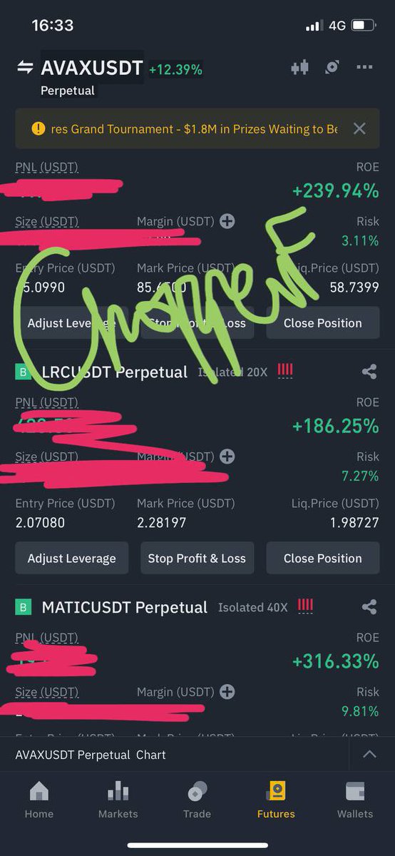 UNCL3TT_'s tweet photo. I wake up late today because of $BTC pump last night and I see 700% in Green PNL 🤲🏼 #MMTWAY #crypto https://t.co/JPGz6K2dtL