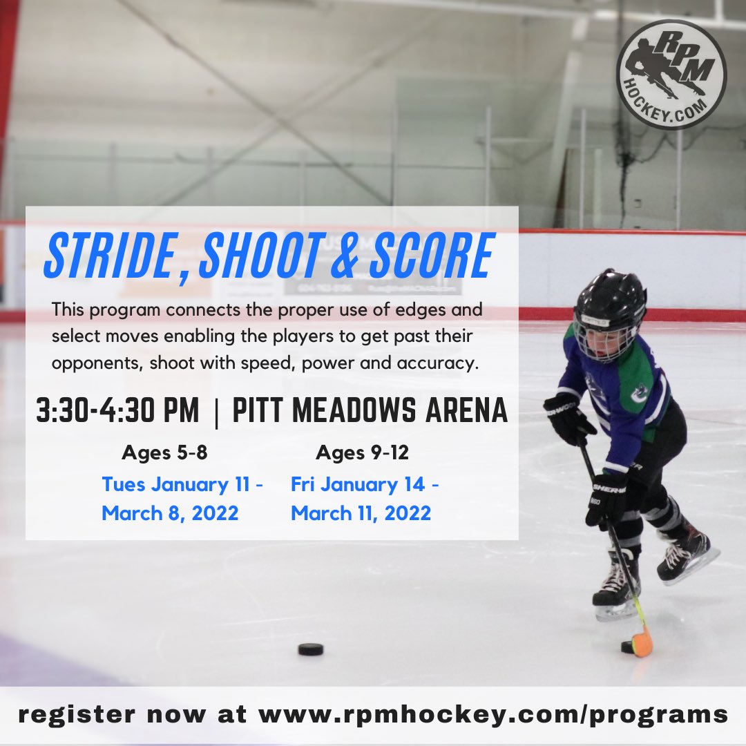 Winter Programs are online &amp; filling fast! Don’t miss out! 🥅🏒<a href="/PMArenaComplex/">Pitt Meadows Arena</a>