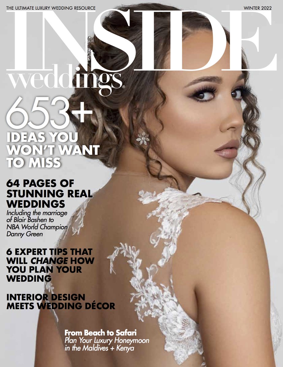 Inside Weddings (@insideweddings) on Twitter photo Say hello to the Winter 2022 issue featuring NBA Champion
<a href="/DGreen_14/">Danny Green</a> and Blair's (our cover girl) stunning emerald wedding and many more!
<a href="/AmyAnaizPhoto/">Amy Anaiz Photo</a>
Purchase today: simplecirc.com/inside-wedding…. Say hello to the Winter 2022 issue featuring NBA Champion
<a href="/DGreen_14/">Danny Green</a> and Blair's (our cover girl) stunning emerald wedding and many more!
<a href="/AmyAnaizPhoto/">Amy Anaiz Photo</a>
Purchase today: simplecirc.com/inside-wedding….