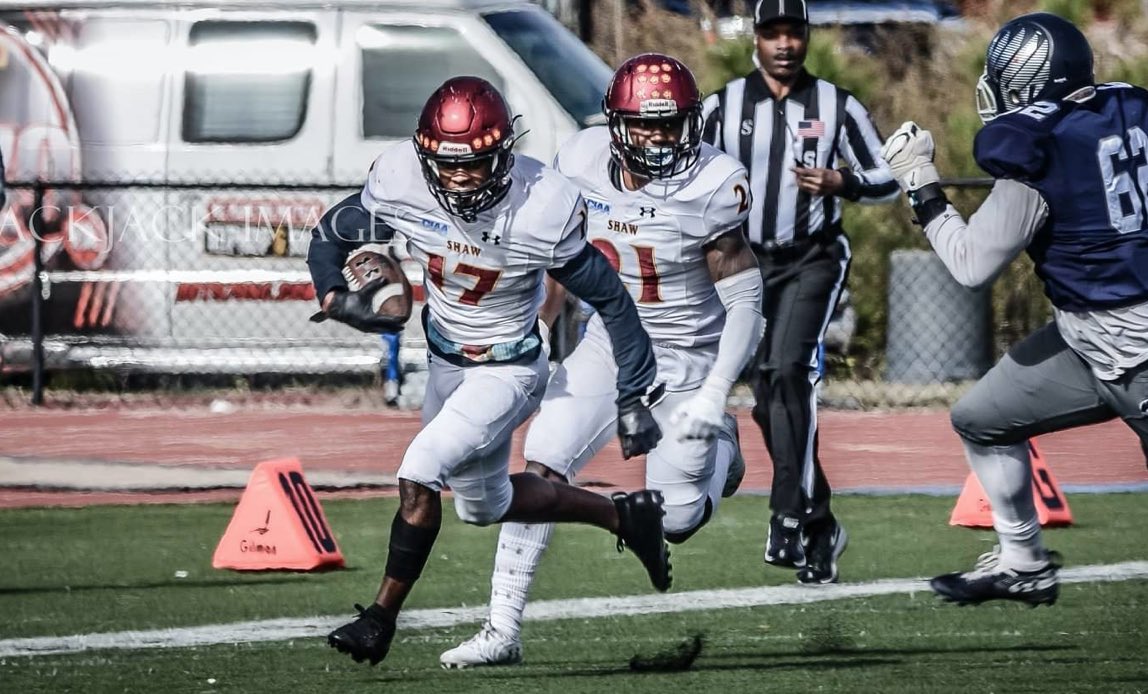 LoganBower5's tweet photo. Blessed and honored to receive my first opportunity to play the next level at Shaw University! #AGTG @CoachAJ_Jones @CoachConyers_ @LeesvilleFB https://t.co/lpQUgHi0nE
