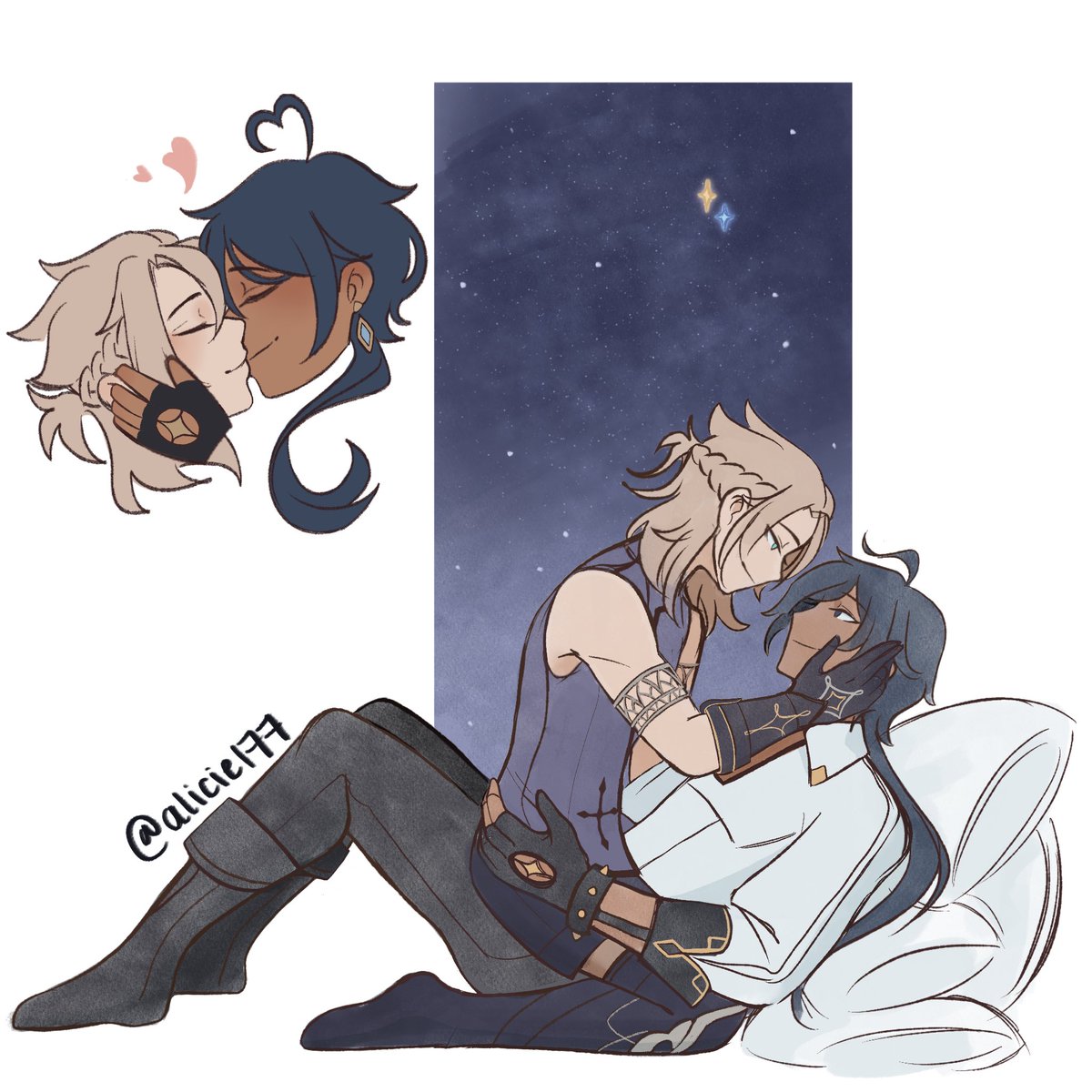 #kaebedo nation please accept this humble offering

#kaeya #albedo #genshinimpact