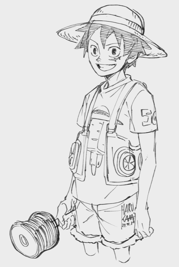 harukami_art's tweet photo. luffy's new drip https://t.co/rnP5QGbRna
