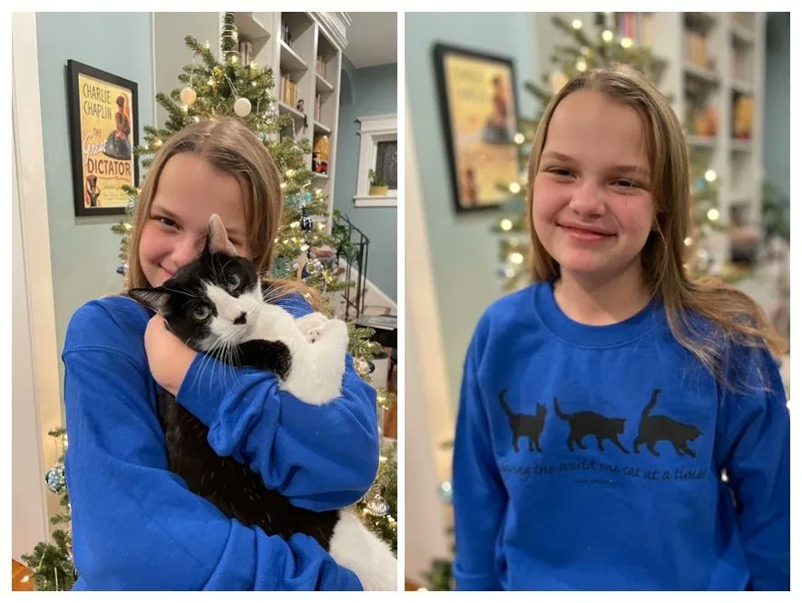 pa_pals's tweet photo. We got this lovely message today:
"We love our Skye and our #PALS merch!! Thank you!"
We love seeing our merch and happily adopted cats!
#palspets #catrescue #rescuecat #animalrescue #adoptdontshop #catadoption #catlovers #merch #helpashelter #lookingfancy https://t.co/4uQvM7QbCX