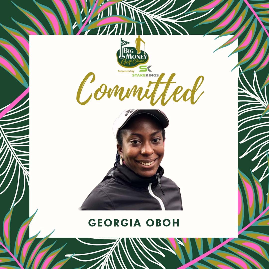 Georgia Oboh has committed to play in the Women’s Big Money Golf Classic January 12 - 14 at Orange County National. Her entry earns her a shot at a share of $400,000. @StakeKings @georgiaoboh