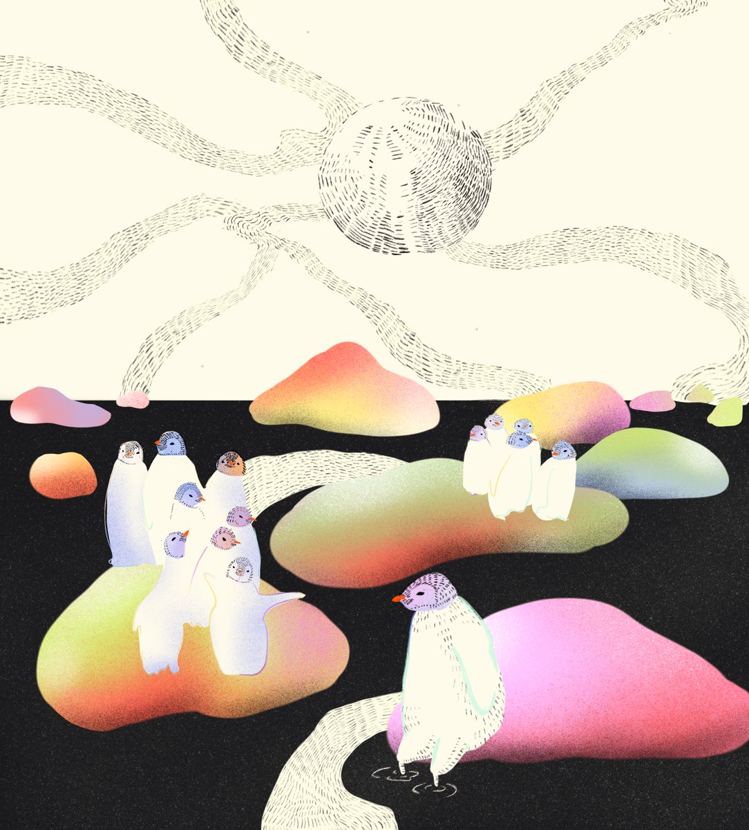 Hi everyone! Here is my first artwork. For sale on 
<a href="/Rarible/">Rarible</a>

Resting penguins
27 ed./1 tez 

rarible.com/token/tezos/KT…

#NFTs #nftcollector #tezos #rarible #CleanNFT 
<a href="/NFT_Turkey/">NFT Turkey</a>
 
<a href="/rarible/">Rarible</a>

 #XTZ