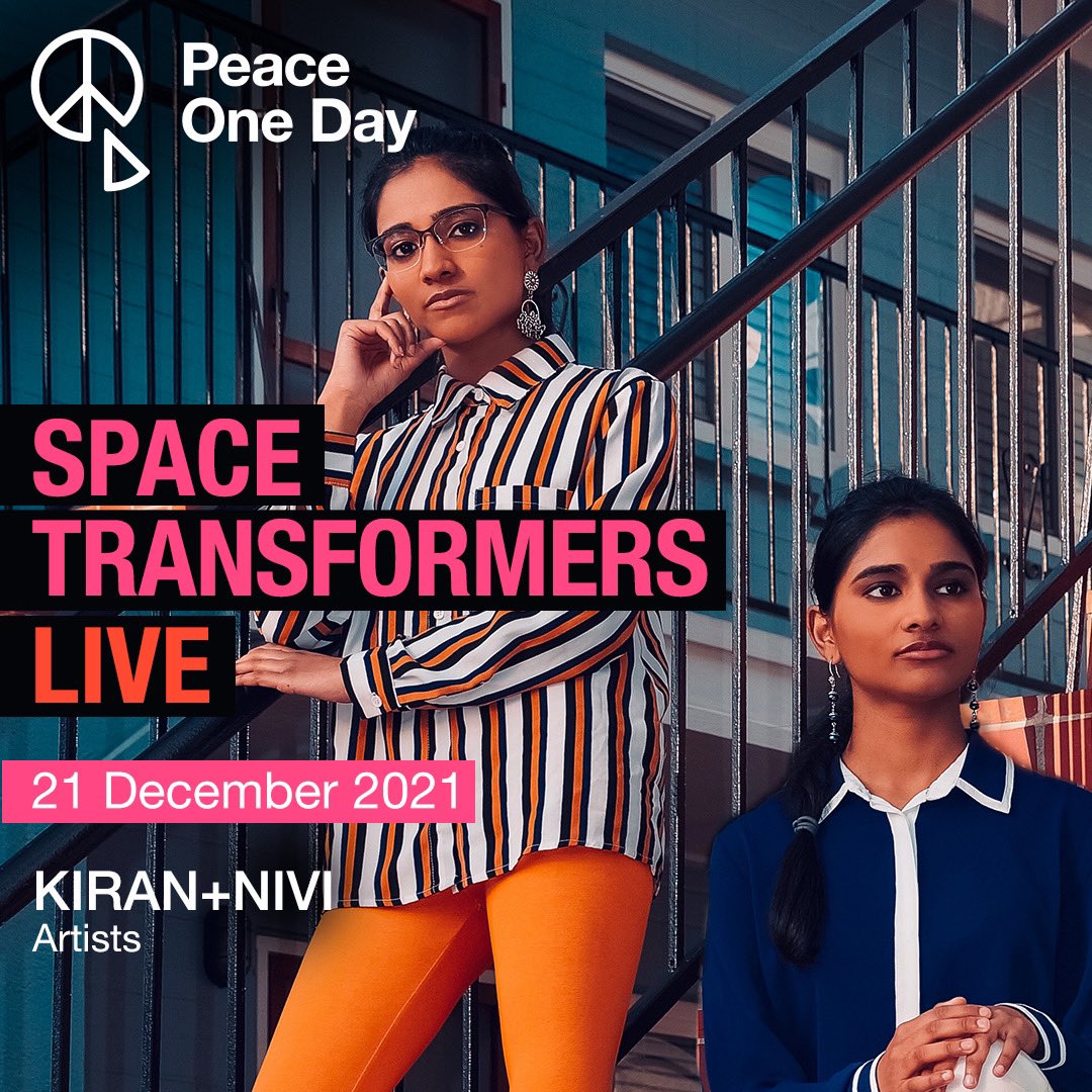 10:50am PST and 1pm PST <a href="/Maddiemoohoo/">Madisyn Shipman</a> reads words of peace and then performs! Catch <a href="/kiranandnivi/">Kiran + Nivi</a> around 12:30p PST!!! :) <a href="/PeaceOneDay/">Peace One Day</a> #Peaceonearth
