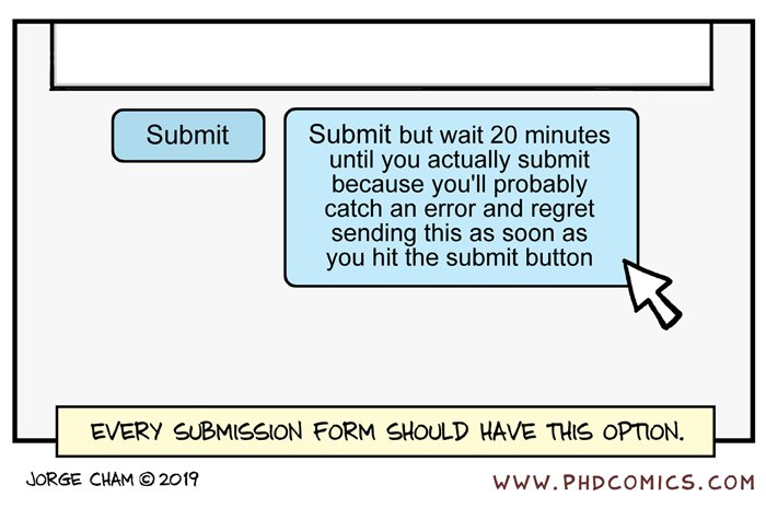 ondm2022's tweet photo. The deadline for paper submission is 1st February 2022 but we recommend not to wait till the very last moment! 

Information on the paper submission can be find here: https://t.co/cj4oBrlnXN

Image: @PHDcomics @jorgecham https://t.co/DMoYH6dmGA