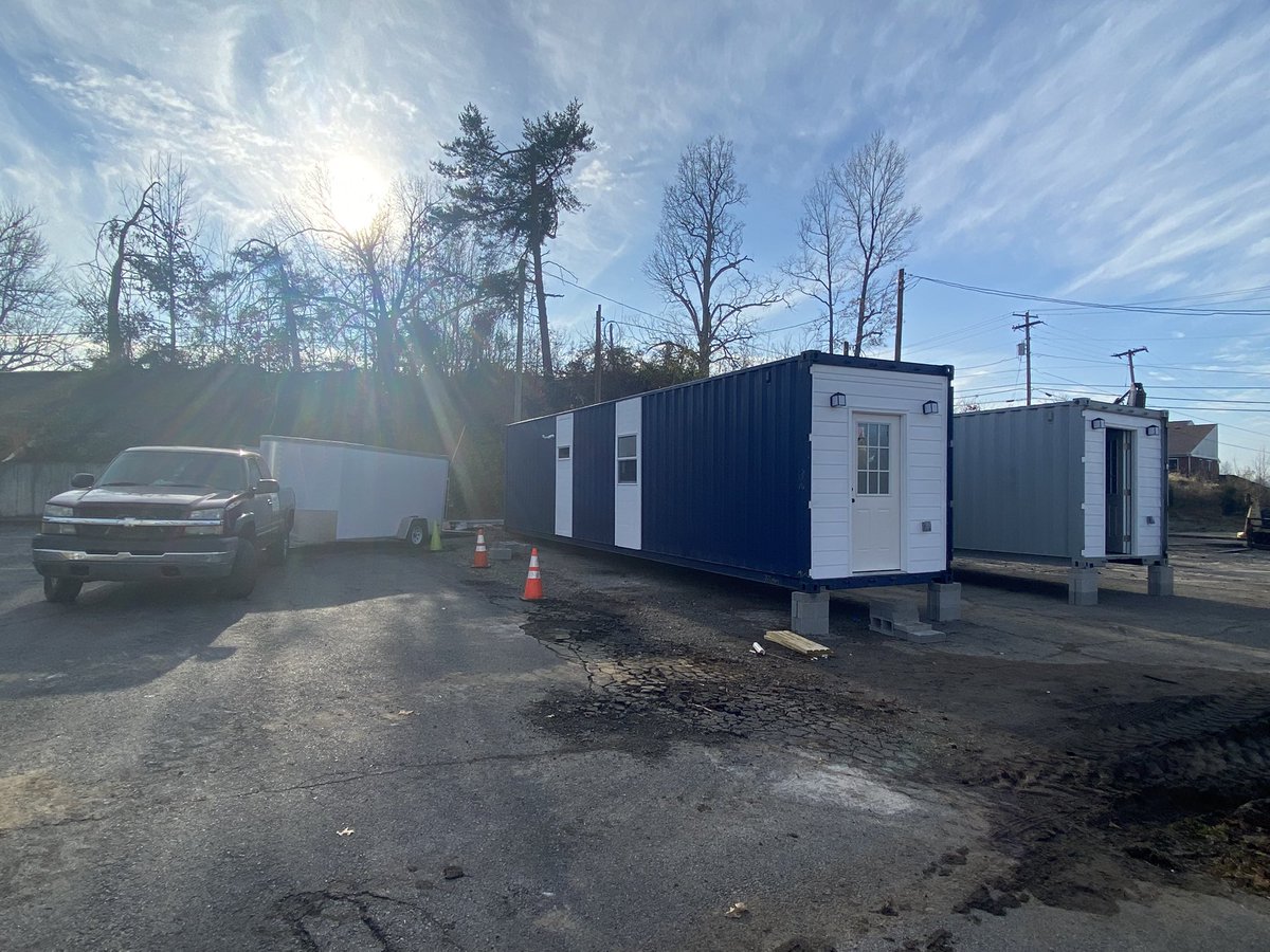 LandBetterment's tweet photo. First two homes set. Two more on way today! https://t.co/pK2TRp7mq7
