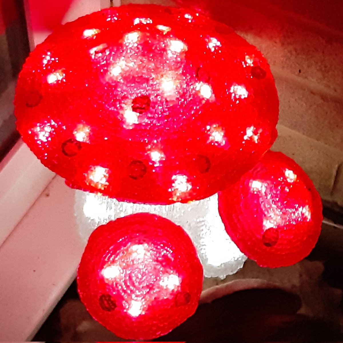 HTbDNovels's tweet photo. Hence our new solstice lights... 🍄🍄🍄 https://t.co/4IEh8ckUPs