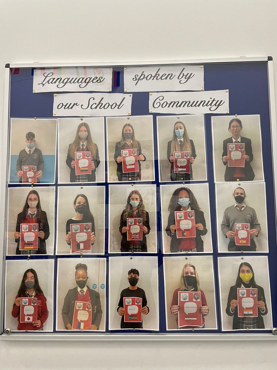 ClaregalwayColl's tweet photo. Languages spoken by our school #community #Languages #culture #Diversity 💕 ní neart go cur le chéile #respect https://t.co/e7gBgdH9IN