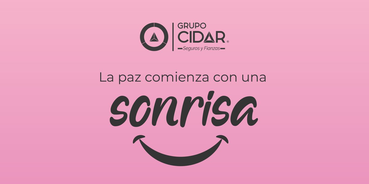 gcidar's tweet photo. Que tu sonrisa sea parte de tu outfit diario ;) 😁

#GrupoCidar #SeguroConNosotros https://t.co/RIpTsnRljH