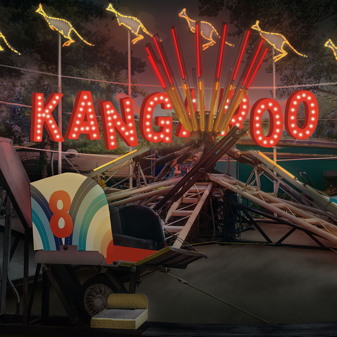 hamptoncreative's tweet photo. Established in 1899, @Kenny_Kangaroo is home to some of the world's most historic and iconic attractions. and HC was selected to help revive and build buzz for the Kangaroo, a beloved ride removed from the park in 2020. https://t.co/cJQljZVehT