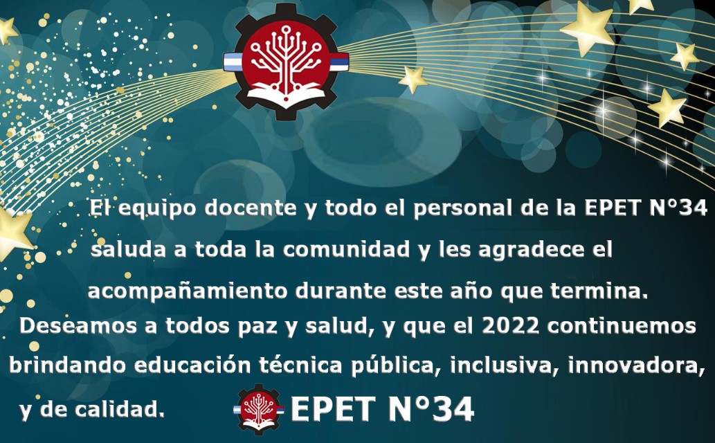 epet34's tweet photo. Agradecemos especialmente a todas las instituciones que contribuyeron a la formación integral de nuestros estudiantes durante el ciclo 2021.

#felicesvacaciones #EducacionTecnicaDeCalidad #educaciontecnicapublica https://t.co/6KHgwV3sfe