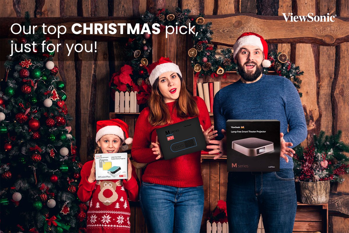 IndiaViewsonic's tweet photo. Are you ready to dive into the holiday vibe with your loved ones?
Add a dash of magic and grand feeling to Christmas festivities with the best-of-class ViewSonic M Series projectors.
#ViewSonicIndia #ViewSonicProjectors #MSeries #ChristmasSpecial https://t.co/ZlckSC3GRs