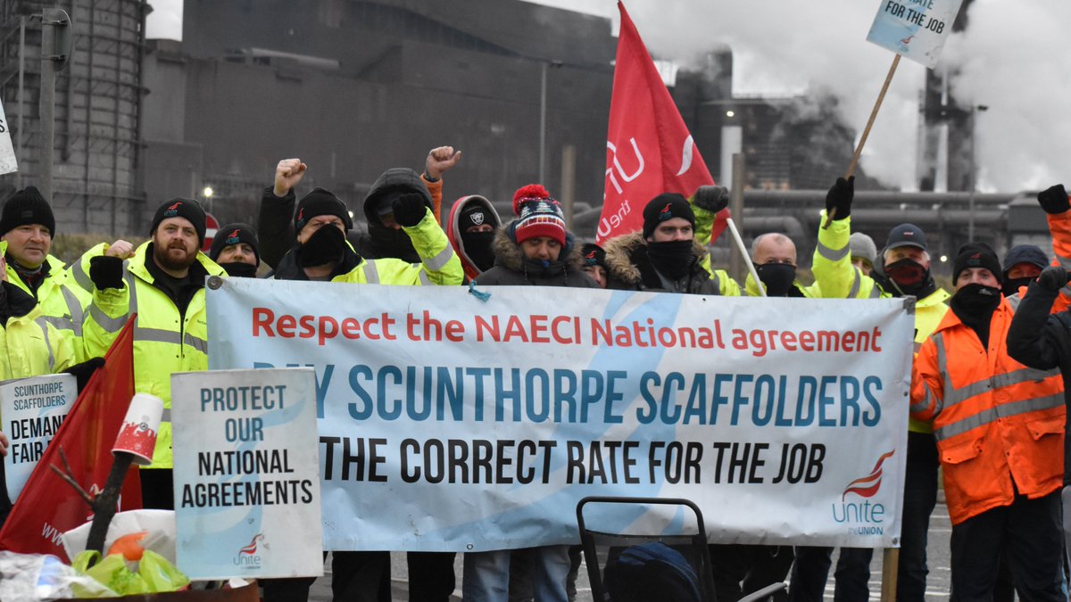 @UniteNEYH @UnitedScaffs #paytherate 
Unite Scunthorpe Scaffolders calling on @Actavo_HQ to pay the nationally agreed rate. @Actavo continues to undercut the rate.