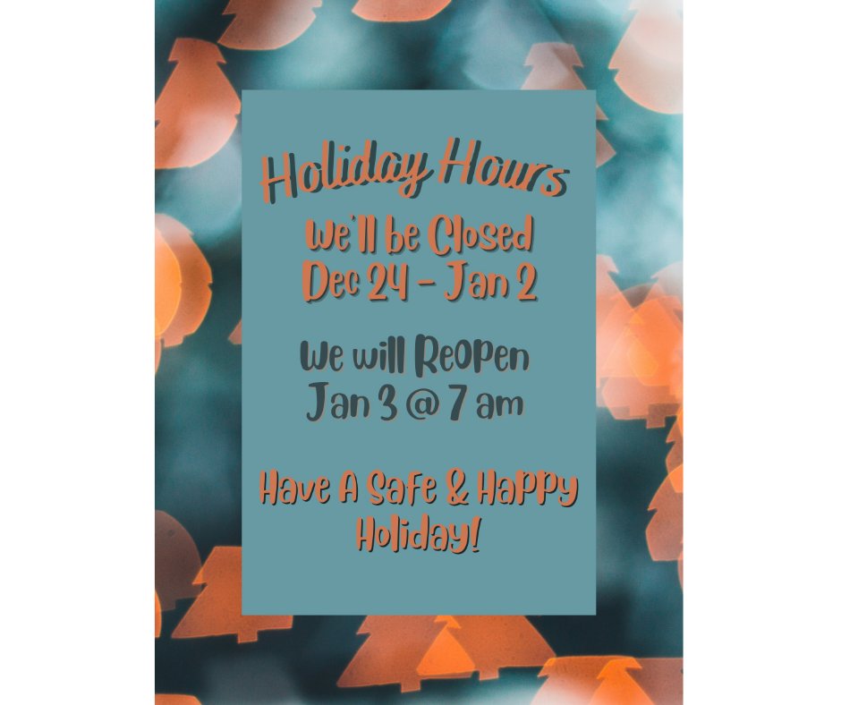 Visit us today thru Thursday (12/21-23) to purchase gift cards, bags of coffee, or logo gift items to complete your Holiday shopping.