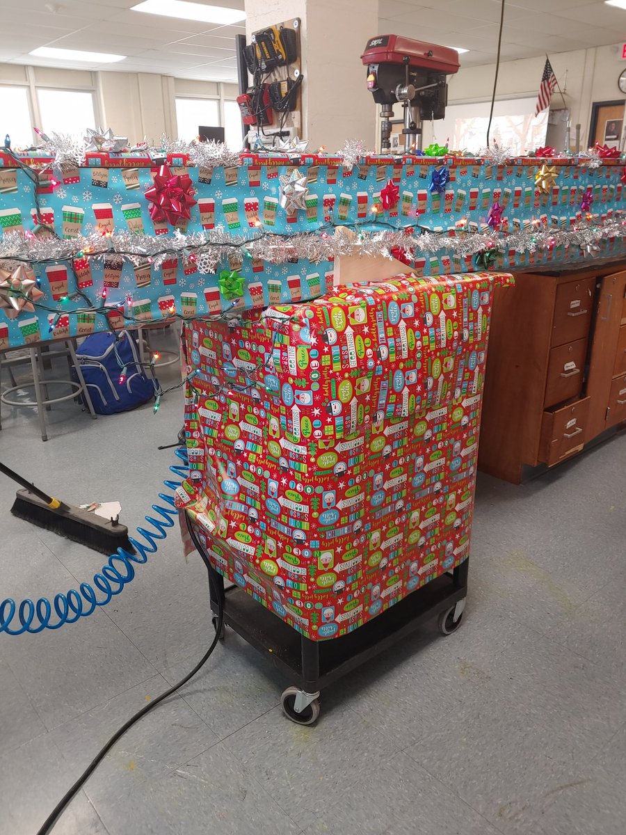 Holiday Sock Launcher built by Design Technology! 😆