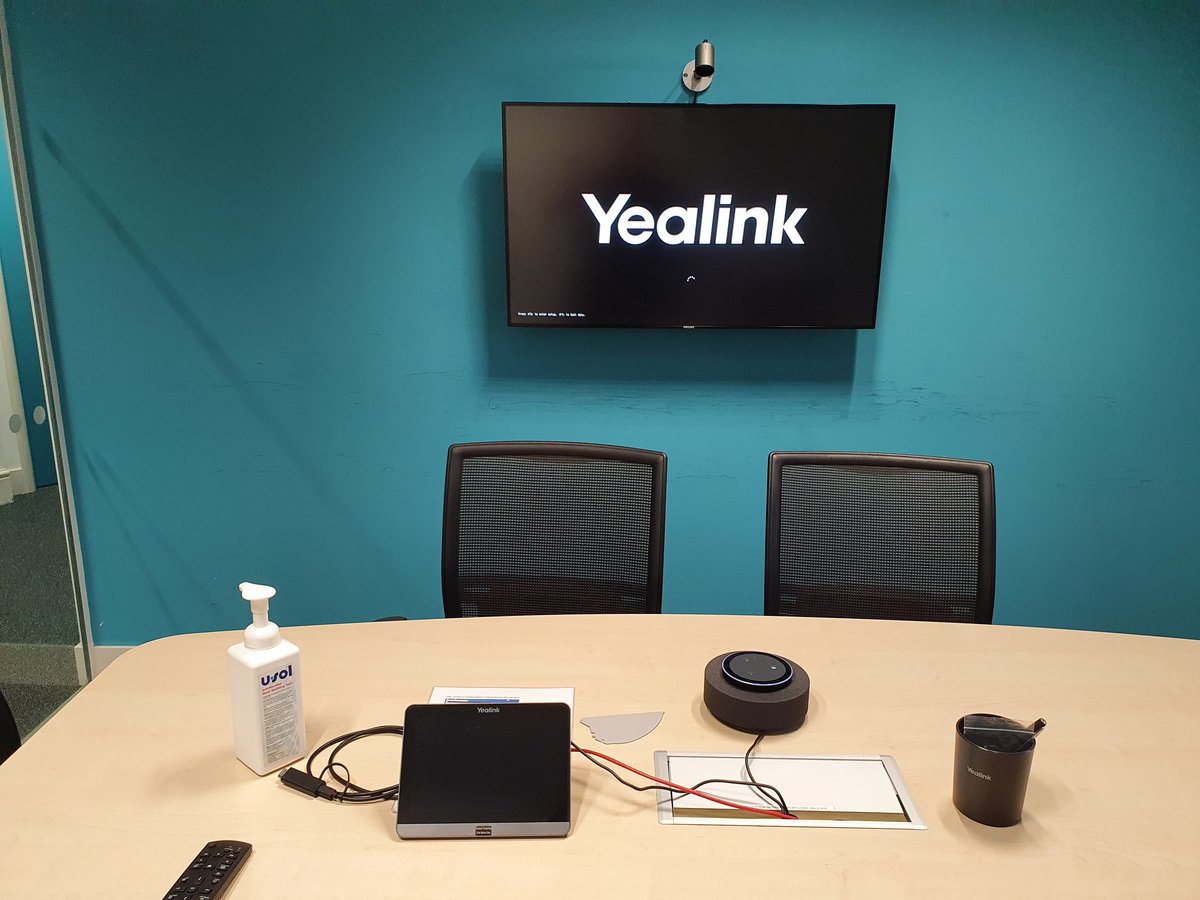 MatrixIPLtd's tweet photo. More #msteamsrooms from @YealinkNews this time the #MVC320. Replacing some legacy kit utilising the existing screens. For your #cabling #IPCCTV #AudioVisual #Wireless requirements see how we can help https://t.co/JX4mvjSVWc or call us on 0115 876 6660. https://t.co/VaR1xOV1m9