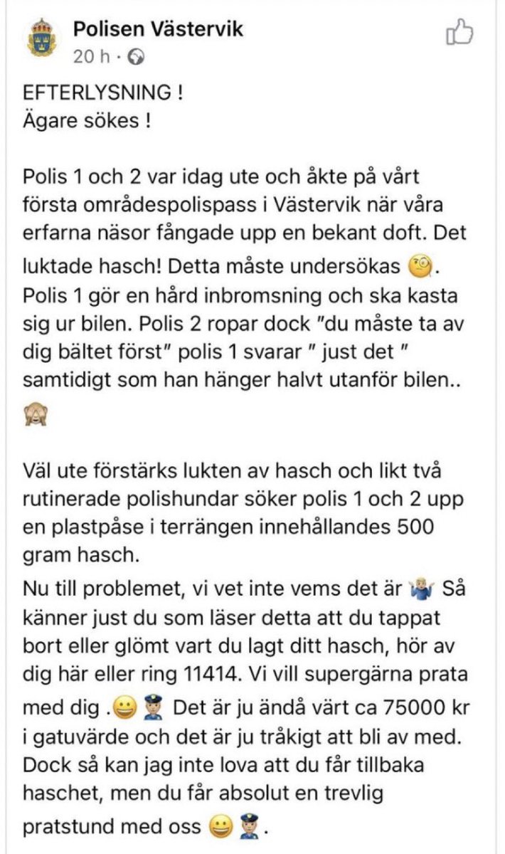 Saker som inte hänt tweet media