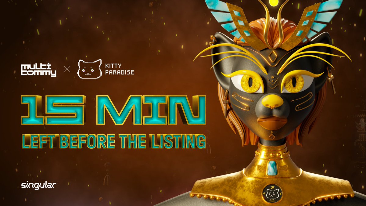 cvetommy's tweet photo. We are 15 minutes from the appearance of the Sacred Goddess Kittystet🐈‍⬛⚡️☀️

Will be available exclusively collab of #multitommy &amp; @YumiArtsNFT on Singular @rmrk at 18:00UTC 💎

#30/33 • Kittystet • Rare Edition • 5.55 $KSM
https://t.co/h9E9eiGAWx https://t.co/Rx5y44w2ed