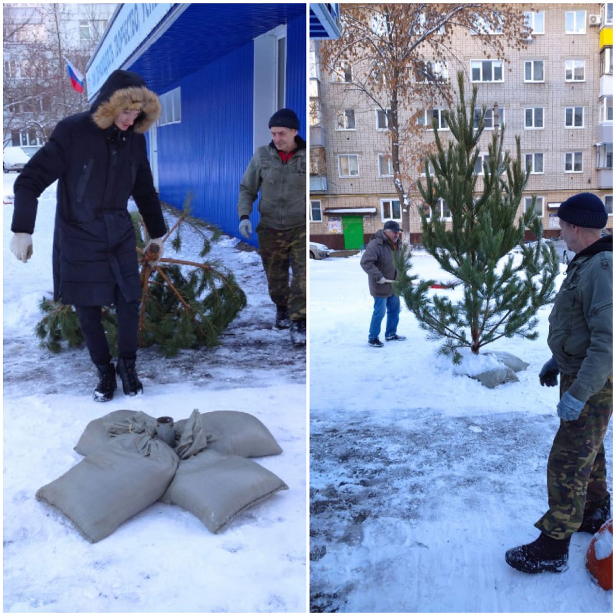 21.12.21г.Большое спасибо сотрудникам УК " Абсолют" за установку елочки  для проведения мероприятия для наших деток на территории клуба" Юниор".