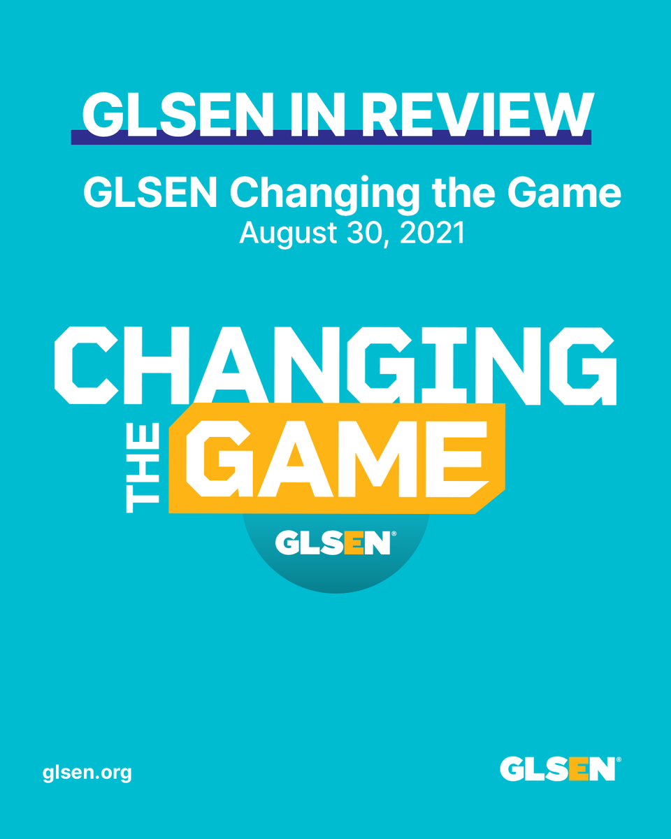 GLSEN's tweet photo. #2022 is right around the corner and we are ready to continue the work of making K-12 education safer and more inclusive for #LGBTQ+ youth! 

Before we head into the new year, we're celebrating our wins from this year, with #GLSENInReview, starting with #GLSENChangingTheGame!✨ https://t.co/ixqaNMb70X
