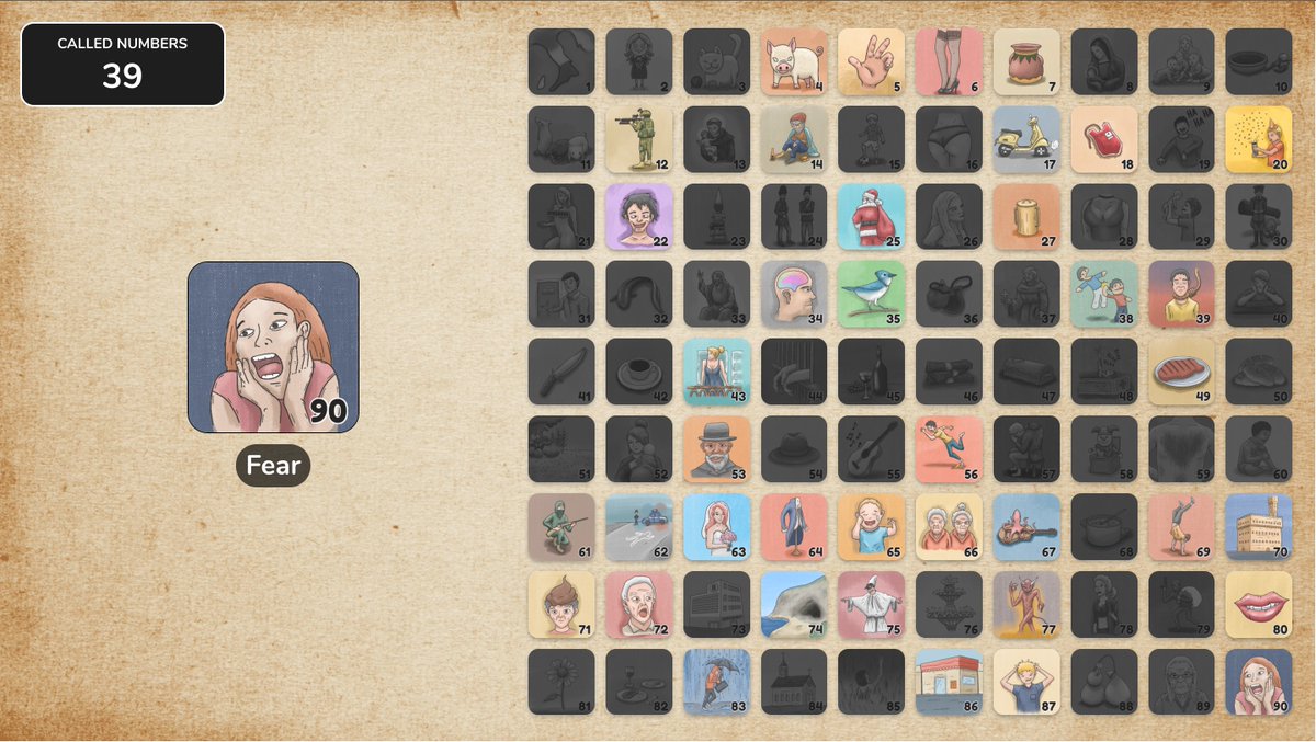 LiveBingoApp's tweet photo. Like Mariah Carey and Michael Bublé, Live Bingo is back for the holidays.🥳
Today we announce to you guys the new theme: "La Smorfia", a traditional theme linked to the city of Naples, in Italy. It's often used while playing Bingo by family and friends.

#twitch #twitchstreamer https://t.co/3YbIHROJ64
