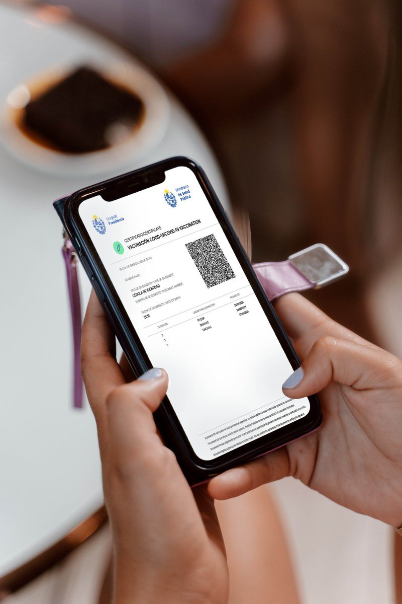 1. Gracias al trabajo realizado por los equipos de <a href="/agesic/">Agesic</a> <a href="/MSPUruguay/">Ministerio de Salud Pública – Uruguay</a> <a href="/programaSaludUY/">Salud Digital</a>, la Comisión Europea declaró hoy la equivalencia de los certificados COVID con los estándares de la  <a href="/EU_Commission/">European Commission</a>.