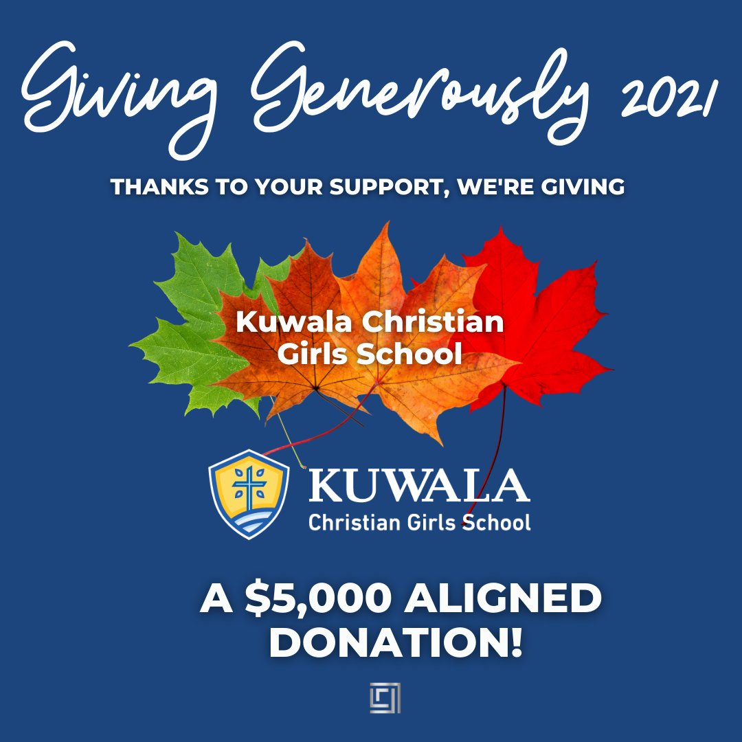 ALIGNEDonRisk's tweet photo. We’re proud to announce we’re giving @kuwalachristiangirlsschool a $5,000 ALIGNED charity donation! Congratulations to Kuwala Christian Girls School - our #GivingGenerously 2021 charity! 
Learn more about Kuwala and the work they do: https://t.co/9zE6Oz3hjo https://t.co/1nC7CUJDjY