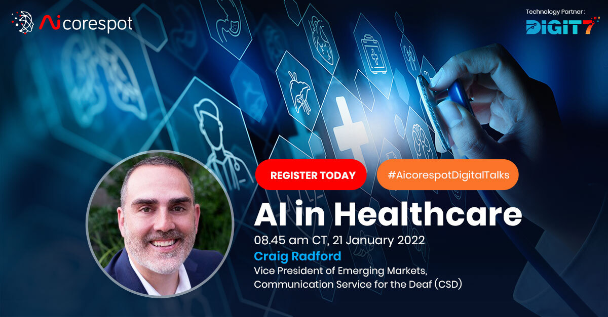 CSD's Vice President of Emerging Markets, Craig Radford, will be speaking at the upcoming #AIinHealthcare conference on Jan 20. 

Register to attend his talk on Redefining Accessible Healthcare & #DirectCommunication for All! bit.ly/3xyi2yS

@Aicorespot #Accessibility