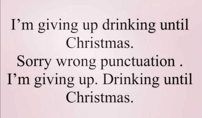 _CherylStJohn_'s tweet photo. Punctuation is critical.

#punctuation https://t.co/Xg3HTdTQJN