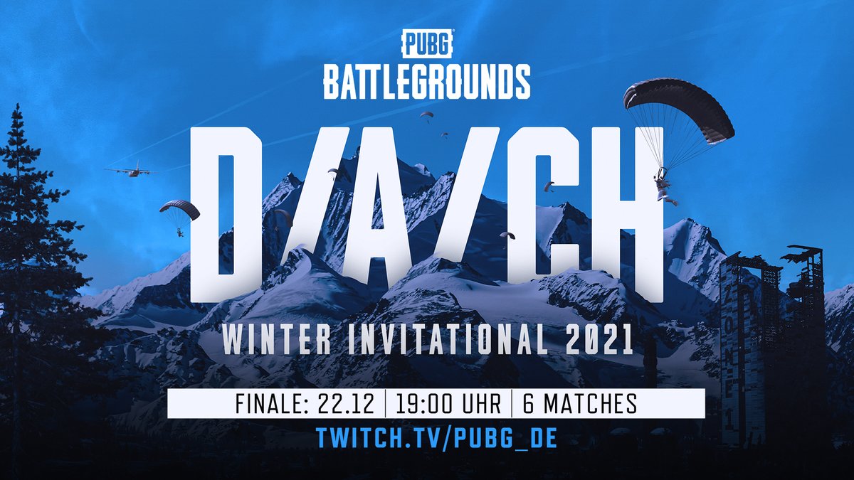 PUBG_DE's tweet photo. 32 Teams aus dem deutschsprachigen Raum sind diesen Winter gegeneinander angetreten. Mittwochabend erreicht das Finale seinen Höhepunkt im Kampf um 2.000€.
Von ShiftW über Austrian Force zu Marten Gaming - Wer gewinnt?
📺 Schaltet ein: 22.12.,19:00 Uhr https://t.co/UowHn5oFpO https://t.co/MLnamhUWDp