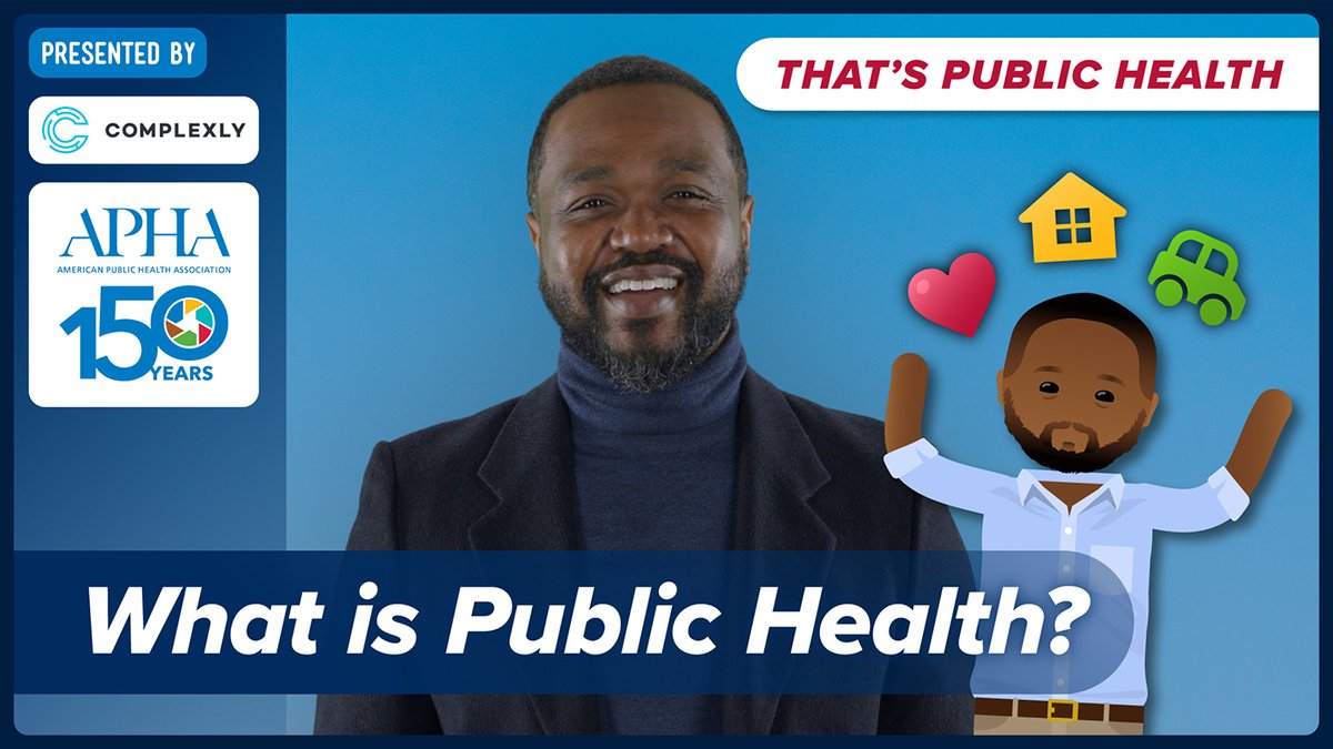 Introducing... #ThatsPublicHealth! We’ve collaborated with <a href="/PublicHealth/">APHA</a> to bring you a new series that will shed some light on how public health efforts impact us all. To start off— what exactly is public health? Watch today’s video to find out! youtu.be/ig2cnOLFBR4