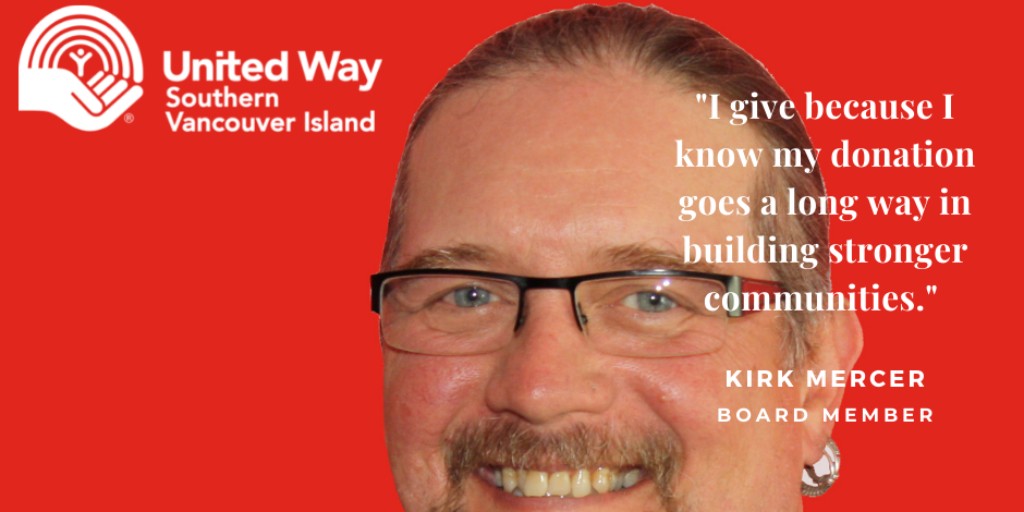 unitedwaybcsvi's tweet photo. Thank you Tuesday to our Board. Kirk Mercer is the Labour Rep on our Board @VLC_BC President of @cupe951 and is the Regional V-P Vancouver Island of  @CUPEBC . Kirk gives to make Southern Vancouver Island a better place for everyone. Help others: https://t.co/PGFZMQcd9H https://t.co/fRss7vnFnN