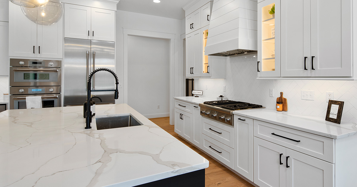 Holidays are a reason for celebration, but when hosting the festivities, we think it’s even easier to have a stress-free time when you have plenty of storage and prep space. Take this kitchen with double ovens and a spacious island for example.

Photo Credit: Greg Grupenhof