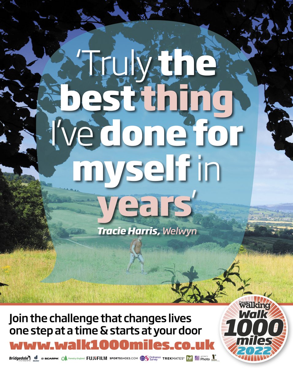 countrywalking's tweet photo. Never the wrong time to start. Never an unkind word. Never fails to impress.
#walk1000miles https://t.co/vwsxKEaqLu