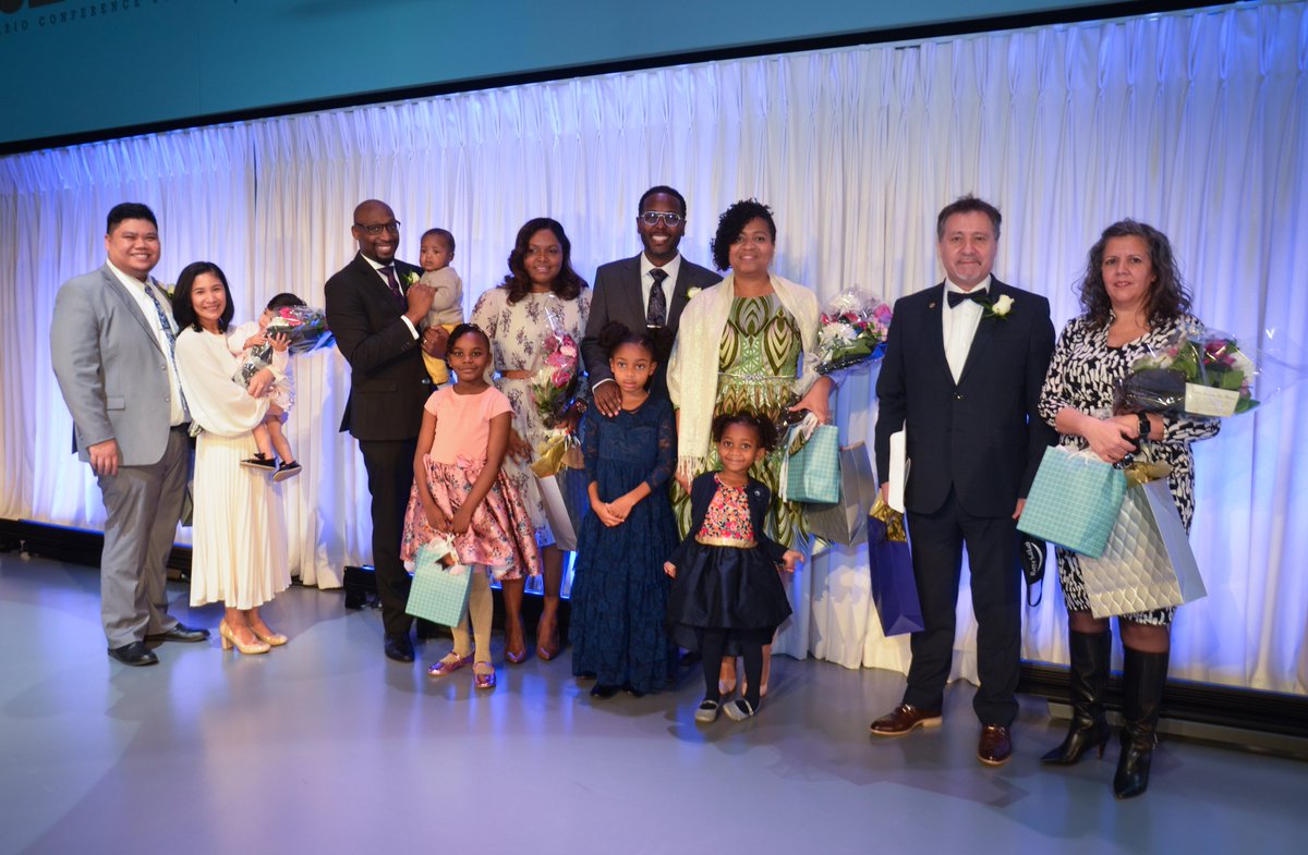 A beautiful photo of our recently ordained Pastors and their families! May God bless them in their ministry. #ReachOntario 

(From left to right: Pastor Becbec, Pastor Dunchie, Pastor Thomas, Pastor Oliviera)