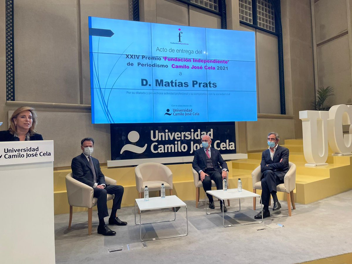 UCJC (@universidadcjc) on Twitter photo 🗣️ <a href="/SegoviaNieves/">Nieves Segovia</a>: "Matías Prats, heredero del gran legado de su padre, pero con perfil propio, ha sabido crear su historia en su prolífico recorrido profesional tanto en radio como en la televisión de nuestro país" cc <a href="/funindependient/">Fund. Independiente</a> 🗣️ <a href="/SegoviaNieves/">Nieves Segovia</a>: "Matías Prats, heredero del gran legado de su padre, pero con perfil propio, ha sabido crear su historia en su prolífico recorrido profesional tanto en radio como en la televisión de nuestro país" cc <a href="/funindependient/">Fund. Independiente</a>