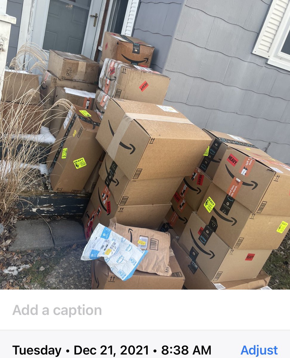 Acompt01's tweet photo. I have been delivered over 45 boxes of vitamins. They are to my address but not my name so they do not belong to me! I started calling your customer service every night since last Monday when the first package arrived. Now 45 boxes later and no help! @amazon #Amazon https://t.co/ZgW6ARgKD6