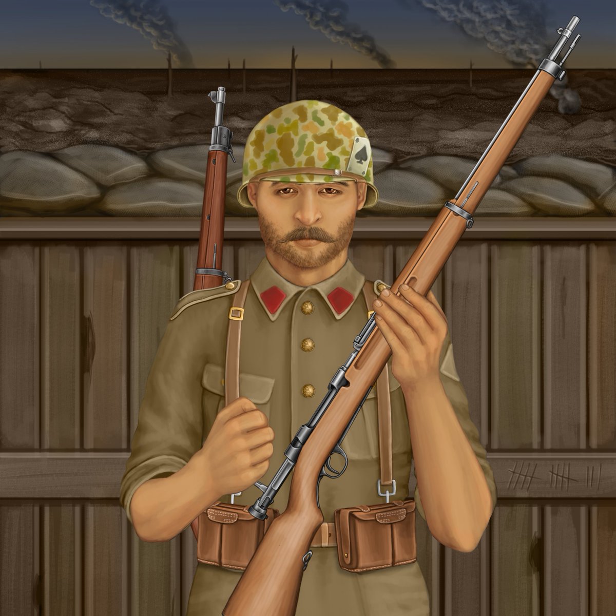 wakopake86's tweet photo. Here's some more of my @BornSoldiersNFT! They're ready to kill some zombies! π§
#BornSoldiers #NFTs #PlayToEarn #NFTGame #Polygon #InHansWeTrust https://t.co/bVxIezn3dV