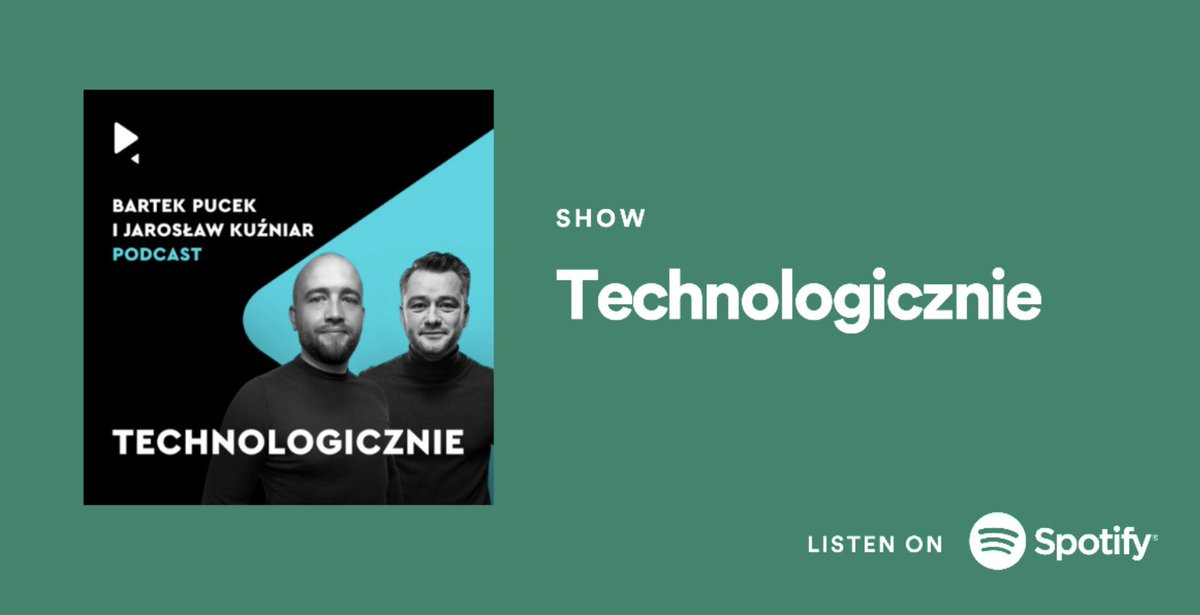 JaroslawKuzniar's tweet photo. Leczenie XXII wieku już teraz? Posłuchajcie nowego podcastu #Technologicznie, który z @barticz zrobiliśmy dla @voice_house Naszymi gośćmi są szefowie @StethoMeR i @JutroMedical oraz przedstawiciele #Inovo oraz #PFRVentures
🎧 SŁUCHAM https://t.co/D16amF0OVT https://t.co/N1xJu6lV6A