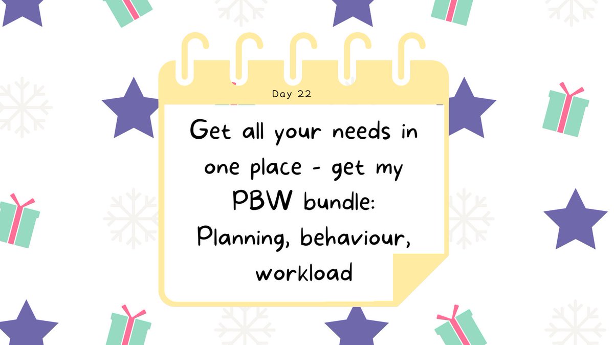 HumeMetcalfe's tweet image. ❄️Day 21
I have pulled together some of my best planning and behaviour training plus my whole reduce your workload pack.
Click the link to grab your creativeness back by using these strategies 👇

intrigueteaching.kartra.com/page/PBW
#advent #primaryplanning #ect2021 #ect #primaryteacher #21