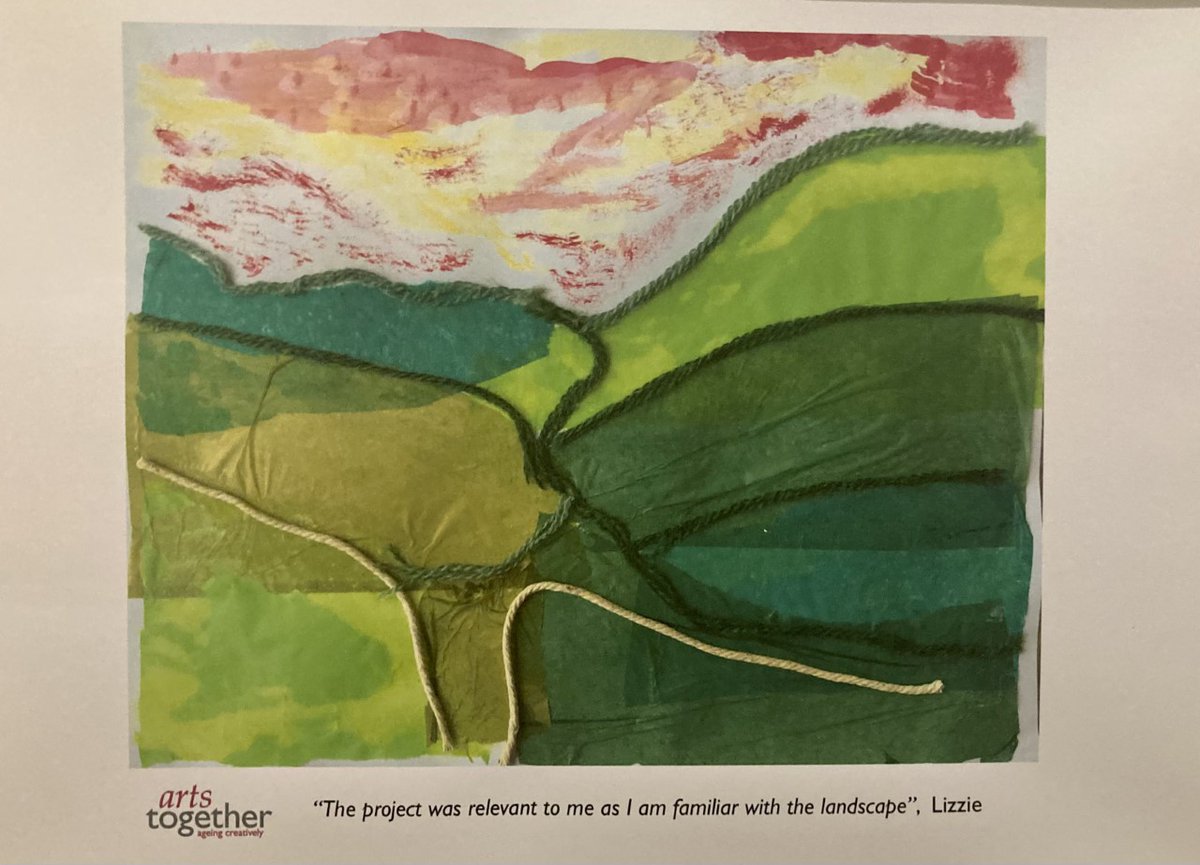 WiltshireMuseum's tweet photo. Not to be missed! The fabulous work of @arts_together Devizes, inspired by our #RaviliousDownlandMan exhibition.
Creations made by elderly isolated people, working with local artist Sue Martin.
Great to see visitors enjoying the group's work when they visit the Museum. https://t.co/rYwgth8xdf