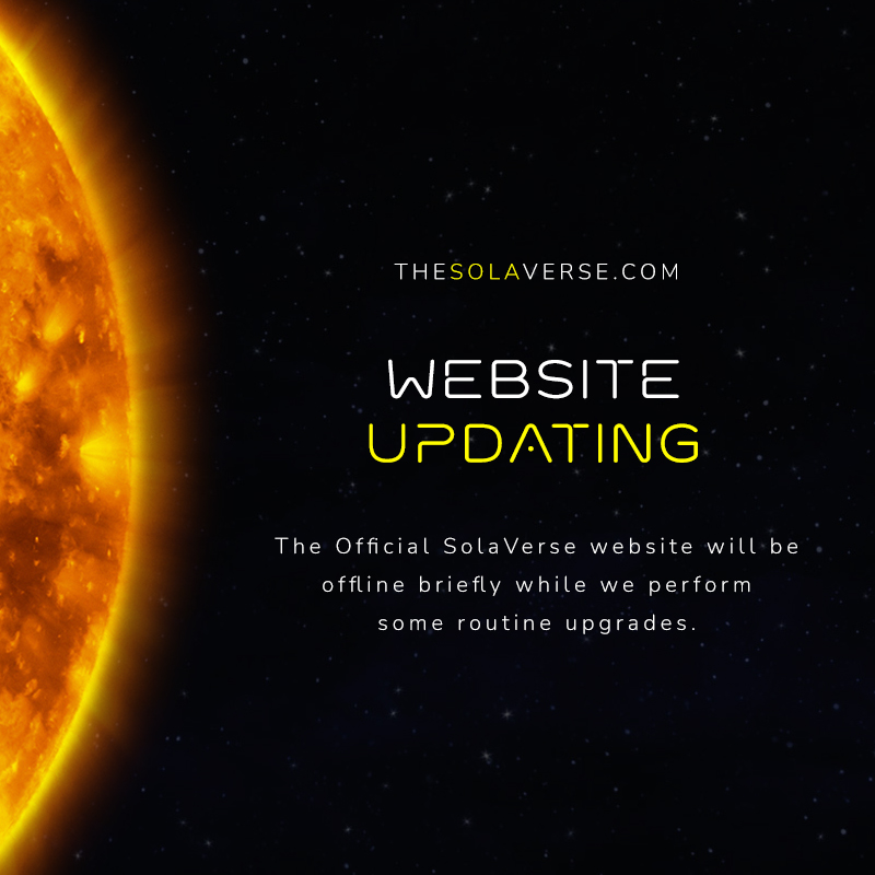 Missed out on a SOLA-STAR?... We've got you 😉

From midnight tonight (UTC timezone) EVERYONE will be able to start collecting SOLA tokens!

Make sure you are registered on the website: thesolaverse.com

NOTE: Website will be down for maintenance at 11PM UTC for 1 hour.