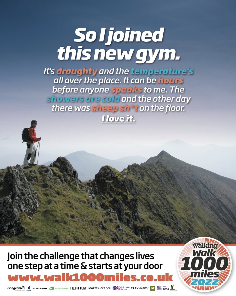countrywalking's tweet photo. And there isn’t a treadmill in the whole damn place.
https://t.co/OFT48q3v0j

#walk1000miles https://t.co/uOlJ2SOFum