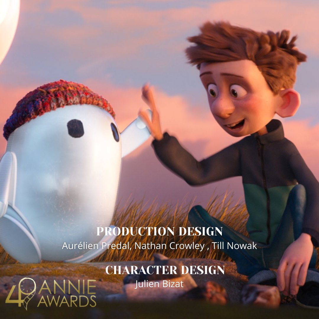 LSAnimation's tweet photo. We are DELIGHTED to announce we have been nominated for two Annie Awards for our first film, Ron's Gone Wrong!
Production Design - Aurelien Predal, Nathan Crowley and Till Nowak
Character Design - Julien Bizat
We want to wish all four of our talented friends a huge good luck! https://t.co/DNR5VHiKNj