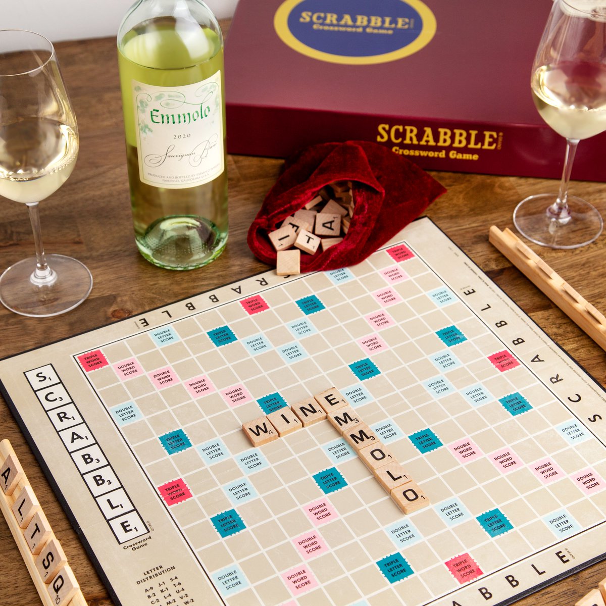 Game night victories taste even better with a glass of Emmolo Sauvignon Blanc in hand. What's your next move?