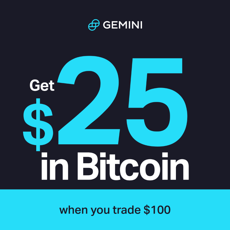 Gemini's tweet photo. Buy Bitcoin In (3) Minutes 👀 Get Started For Free! @Gemini makes buying #Bitcoin Simple, Safe &amp; Secure.