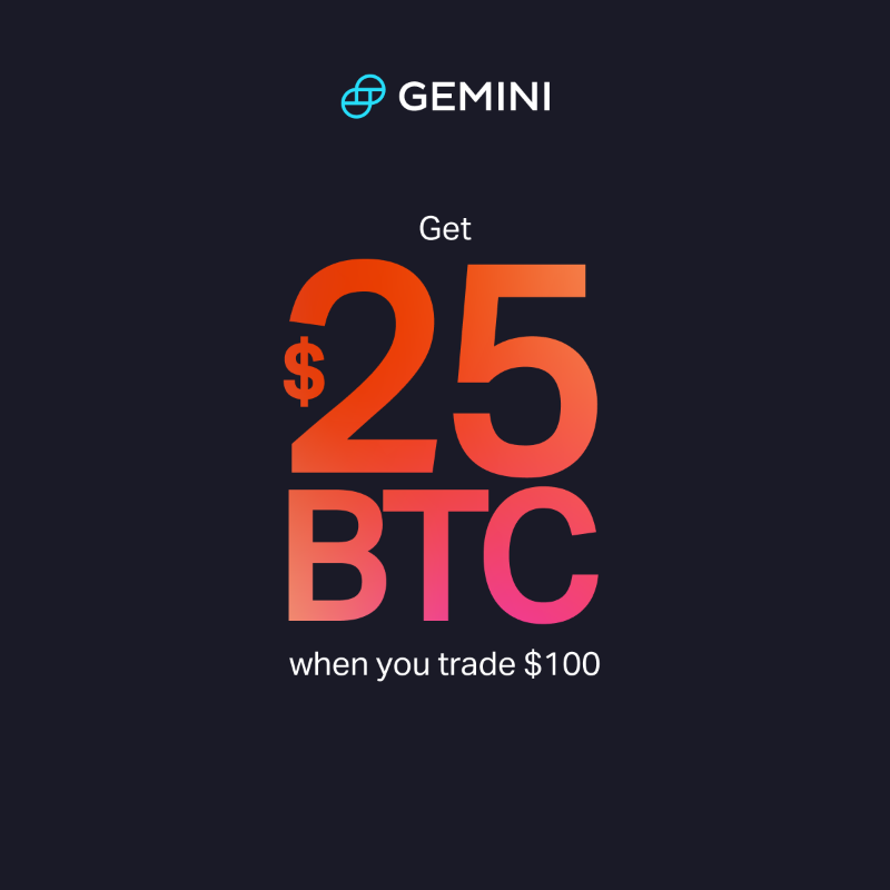 Gemini's tweet photo. Buy Bitcoin In (3) Minutes 👀 Get Started For Free! @Gemini makes buying #Bitcoin Simple, Safe &amp; Secure.